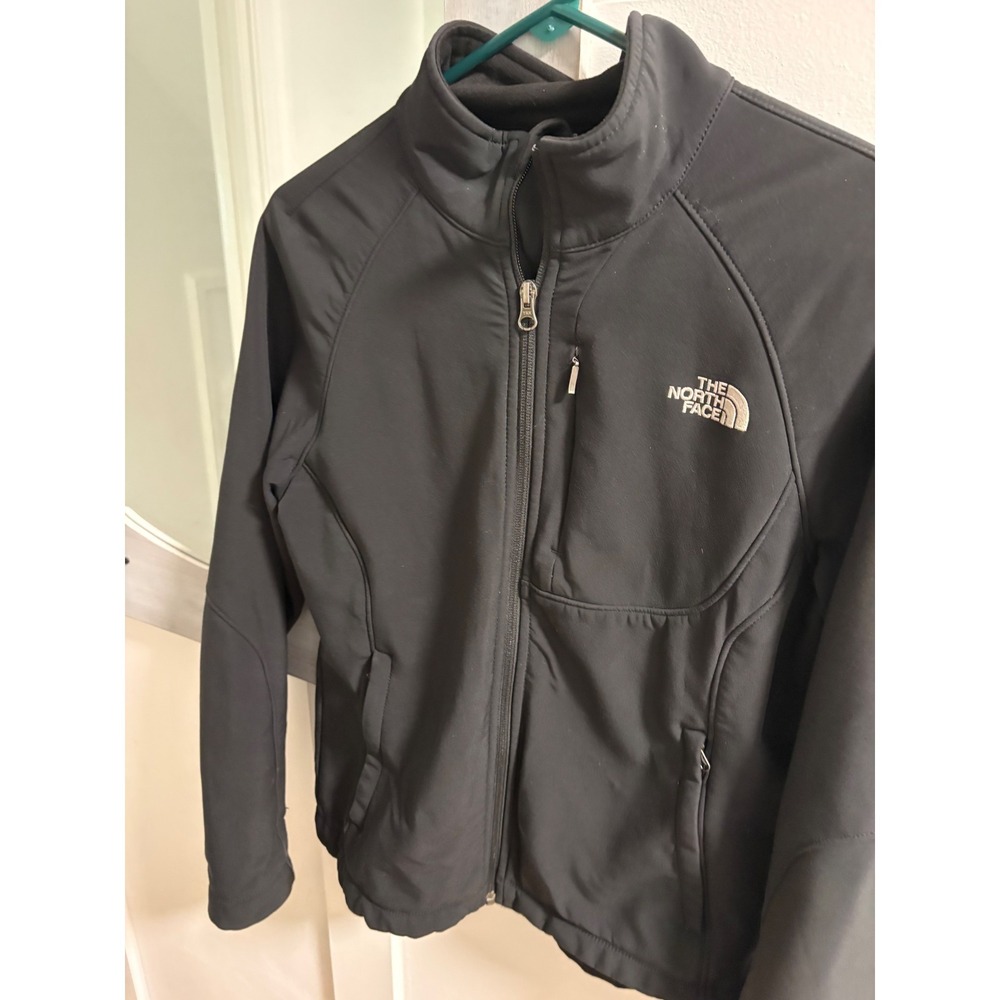 The North Face Apex Bionic Softshell Jacket Black Full Zip Womens Medium